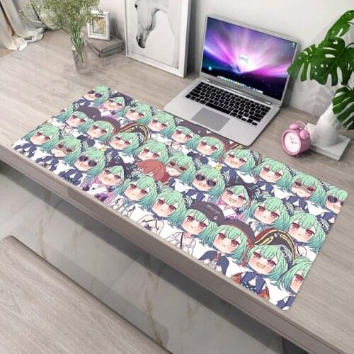 Gaming Mouse Mat Hololive Deskpad Table Pads Pad Mouse for Computer PC Gamer Cabinet Anime Mousepad Xxl Diy Kawaii Accessories