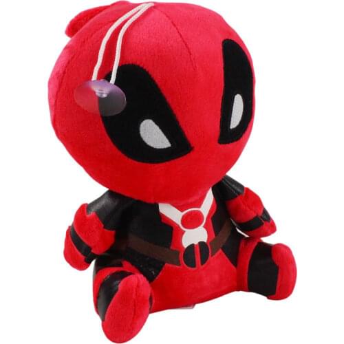 20cm Marvel Avengers Deadpool Super Hero Cute with Chuck Plush Peluche Soft Stuffed Collection Toy Doll Christmans Gift for Kids