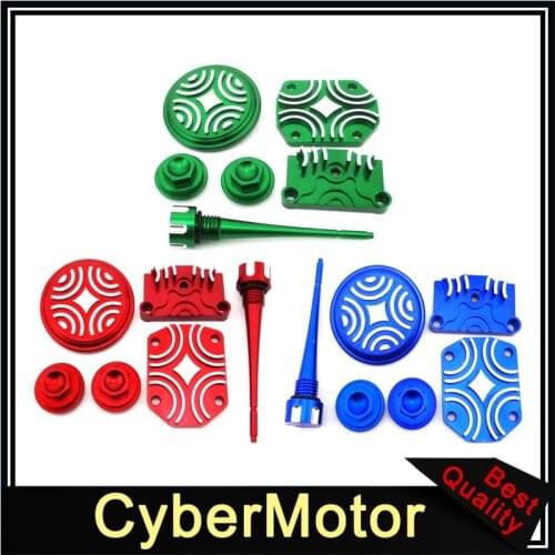 CNC Aluminum Engine Dress Up Kit For 50cc 70cc 90cc 110cc 125cc Chinese Pit Dirt Motor Trail Bike Motorcycle