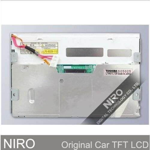 Niro DHL Shipping Car Navigation Brand New Original LCD Display Panel LTM07C729 LCD Screen For Car Replacement