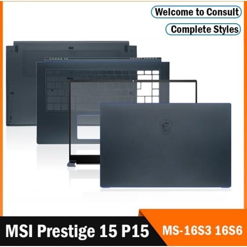 NEW LCD Back Cover/Front Bezel/Palmrest For MSI Prestige 15 P15 MS-16S3 16S6 Laptop Top Back Case