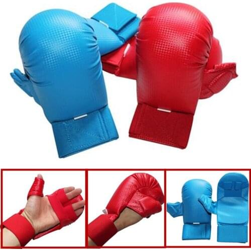 New Karate Half Finger Boxing Gloves Kickboxing Taekwondo Training Hand Protectors Competition Support Men Women Kids MMA Gloves