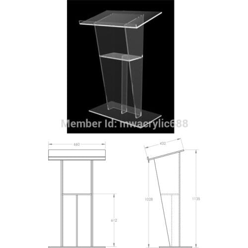 Pulpit furniture Free Shipping Beautiful Sophistication Price Reasonable Cheap Acrylic Podium Pulpit Lecternacrylic pulpit