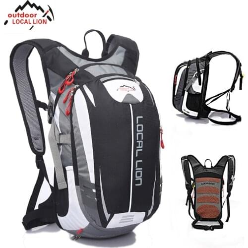 LOCAL LION Bicycle Backpack 18L Breathable Outdoor Climbing Riding Backpack Ultralight Rucksacks Fietstassen MTB Cycling Bag