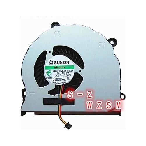 WZSM New Cpu Fan For Samsung NP355V4X NP355V4C NP350V5C NP355E4C NP355V5C 3445VC 3440EC 3445VX Cpu Cooling Fan BA31-00132A