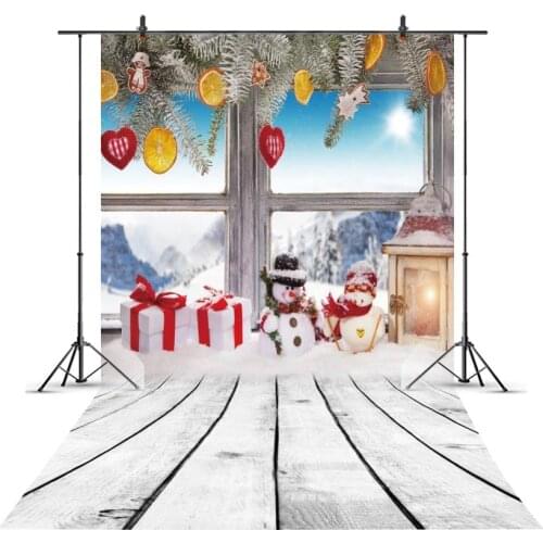 Yeele Photozone For Photo Christmas Window Wooden Board Ball Photography Background Photographic Backdrop Photo Studio Photocall