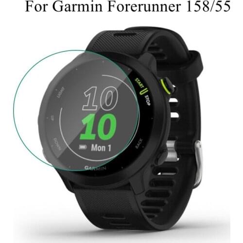 1/2/5Pcs Tempered Glass Protective Film for Garmin Forerunner 158/55 Smart Watch Screen Protector for Forerunner F55 F158