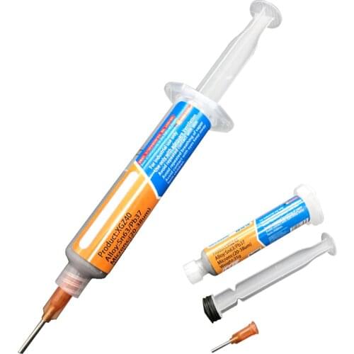10cc Syringe Solder Paste XG-Z40 Tin Cream Welding Solder BGA Flux For Soldering Welding Tool Welder Repair Rework With Tip