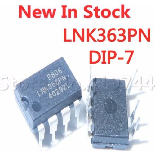 5PCS/LOT 100% Quality LNK363PN LNK363 LNK363P DIP-7 LED power driver power chip In Stock New Original