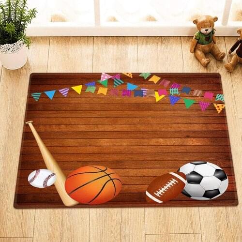 Antike Brettspiele Basketball rutschfeste Bodenmatte aus Samt für Badezimmerdekorationen