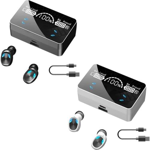 X3 Wireless Bluetooth5.1 Headset For Iso Android New Tws Sports Earphones Hd Led Power Display Earbuds With Microphone Powerbank