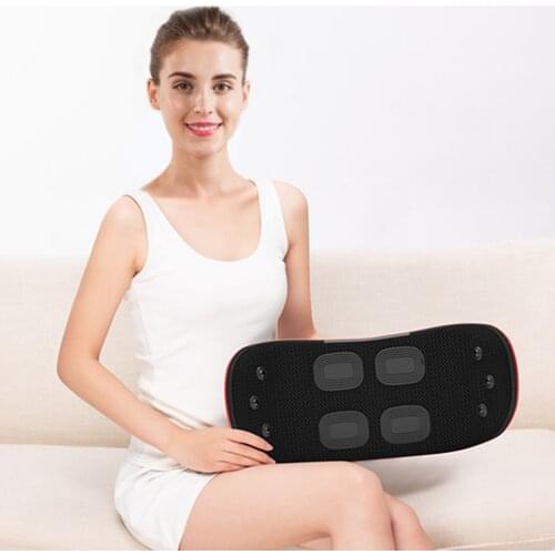 Waist Back Electric Lumbar Traction Device Massager Heating Vibration Spine Support Waist Relief Pain Body Massage Decompression