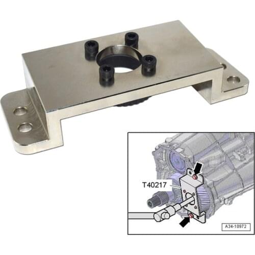 Counterhold Tool T40217 Transmission Side Shaft 4WD 6-Speed O-B2 for Audi A4 A5 Q5 gearbox disassembly tool
