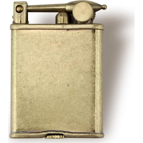 IMCO Classic Retro Kerosene Lighter Pure Copper Thin Grinding Wheel Igniter Creative Personality Mens Smoking Accessories Tool