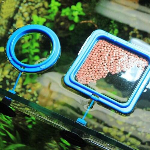 Aquarium Feeding Ring Fish Tank Floating Food Tray Large Feeder Ring Aquariums Fish Tank Small Type Feeder Aquarium Accessories
