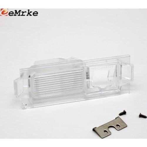 EEMRKE Car Rear View Camera Bracket License Plate Lights Housing Mount for Kia Rio Hatchback K2 Hatch Ceed Cee'd Hatchback