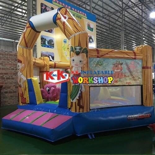 Indoor & Outdoor Fantastic Themed Inflatable Pirate Ship Bounce House Games