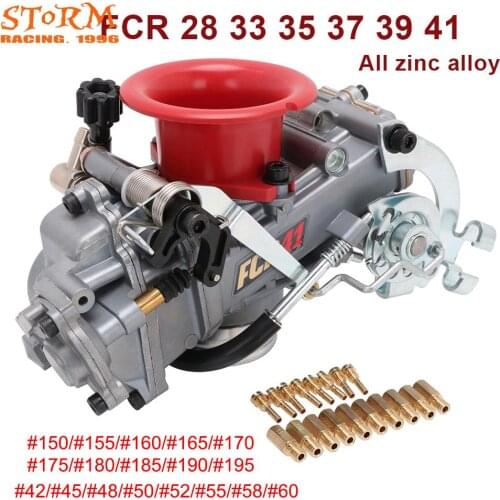 Motorcycle All Zinc Alloy Carburetor Carburador 28 33 35 37 39 41 With Power Jet For FCR Modified For Honda KTM CRF 110cc-650cc