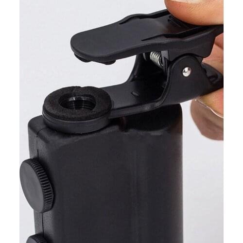 100X Portable Magnifying Glass Universal Mobile Phone Mini Clip LED Microscope