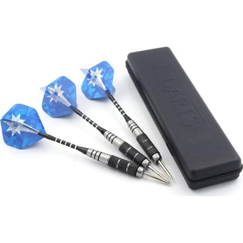 26g 3pcs/Set Professional Steel Tipped Darts with Box Dart Flights+Brass Barrels Dart Tip+Shafts Dardo for Electronic Dart Board