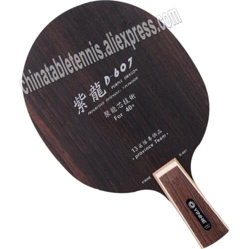 Original Yinhe Galaxy Provincial Team Purple Dragon D607 (stiga Cl Struct) Ebony Table Tennis Racket Ping Pong Blade