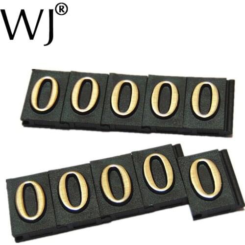 Middle size 10pcs Same Numerals Appliances Furnitures Store Counter Top Adjustable Price Sign Display Changeable Dollar Numbers