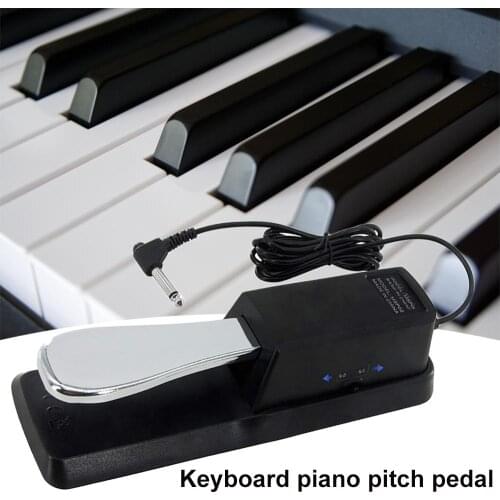 Piano Keyboard Universal 6.35mm Plug Anti-slip Damper Sustain Foot Pedal Pad 6.35mm Plug Anti-slip Damper Sustain Foot Pedal Pad