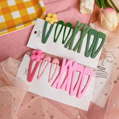 Hair Clip Head Clip Womens Korean-Style Celebrity Inspired Ins Girls Children Cute Princess Temperament Bangs Side Clip Hair