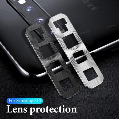 Camera Lens Protector For Samsung Galaxy S10 Plus S10e Ring Plating Aluminum Camera Cover Case For Samsung S 10 S10 e