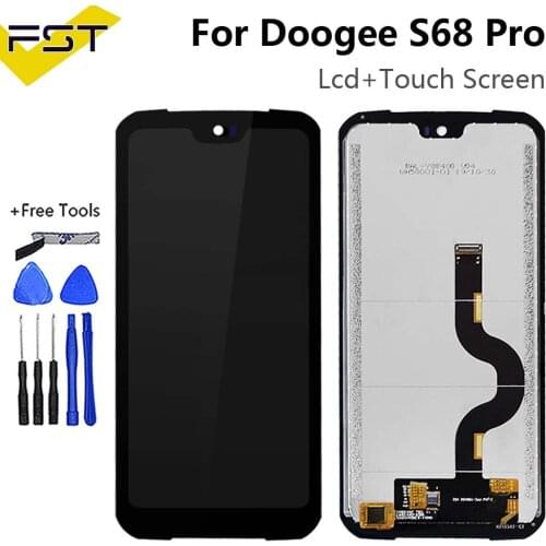 For Doogee S68 PRO LCD Display And Touch Screen Digitizer Assembly 100% Original LCD Touch Digitizer for DOOGEE S68 PRO Sensor