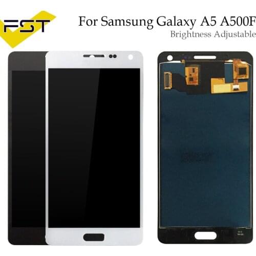 AAA Quality For Samsung Galaxy A5 SM-A500F A500F Adjust Brightness LCD Display + Touch Screen Digitizer Assembly+Tools