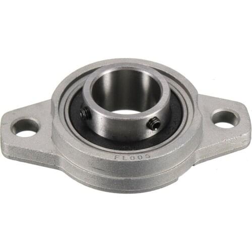 1pc 25mm Inner Diameter Zinc Alloy Pillow Block Flange Bearing KFL005 Chrome Steel Pillow Block Bearing