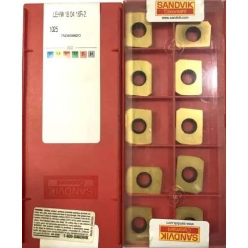 10PCS CARBIDE INSERT LEHW180416R-2 1025