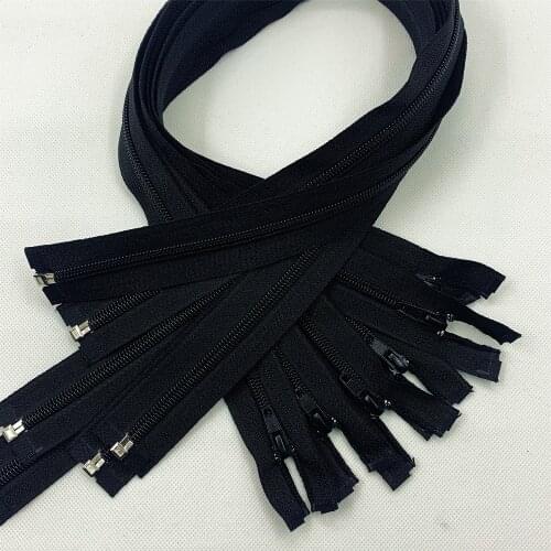 5Pcs 5# 70Cm (27.5Inch) metal zipper separate nylon coil zipper nylon zippers