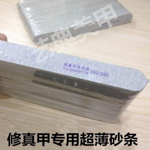 50 Piece 180/240 Double Side Nail Art Sanding Buffer Files For Salon Manicure UV Gel Tips Pedicure Tool