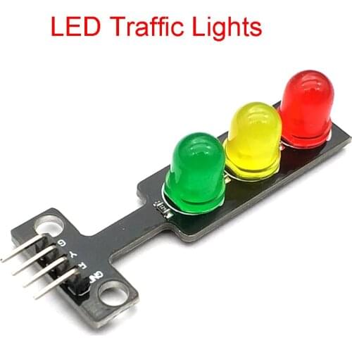 5V LED Traffic Light Module 8mm Traffic Light Module Red Yellow Green