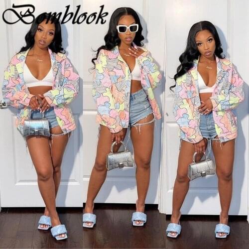 Блузки с принтом Bomblook China At AliExpress