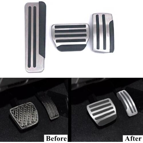 For Nissan Patrol Y62 2010-2018 Gas Fuel Brake Accelerator Foot Footrest Dead Pedal Pad Plate Trim AT Cover