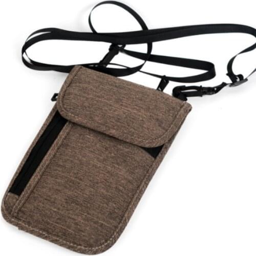 Travel Hanging Passport Bag Women Men Multifunction Waterproof Passport ID Holder Protective Cover