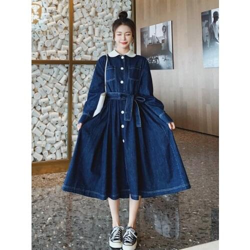 Модные платья-трапеции KUANGNAN China At AliExpress