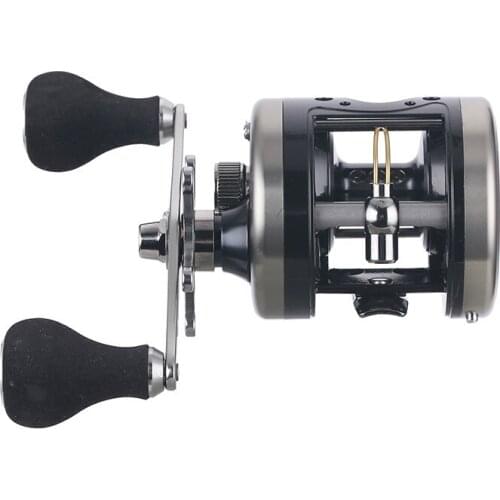 Cast Drum Wheel Alloy Left/Right Handle Casting Raft Fishing Reel Saltwater Baitcasting Reel 4+1 Ball Bearing 8kg Drag Power