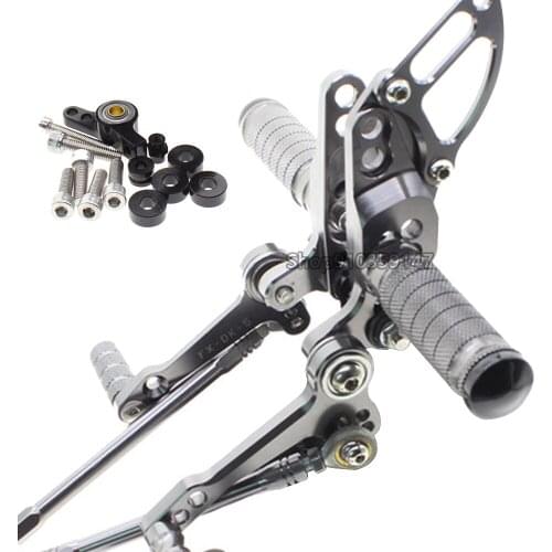 Motorcycle Adjustable Rearsets Foot Pegs Footrest for Ducati STREETFIGHTER 848 1100
