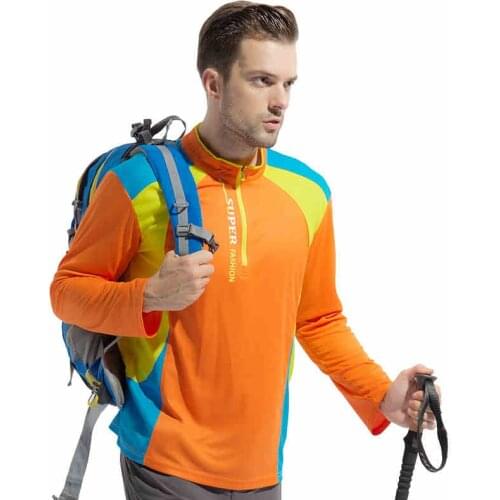 Men and Women Quick Dry T-shirt Long Sleeve Sport Top Sportswear Men Fitness Outdoor Running Mountaineer Clothing Training Shirt