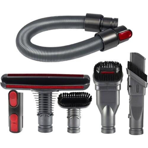 Set of 6 Universal Vacuums Brush Tool Mattress Nozzle Connector Adapter Replacements For Dyson V8 V7 Vacuum Cleaner