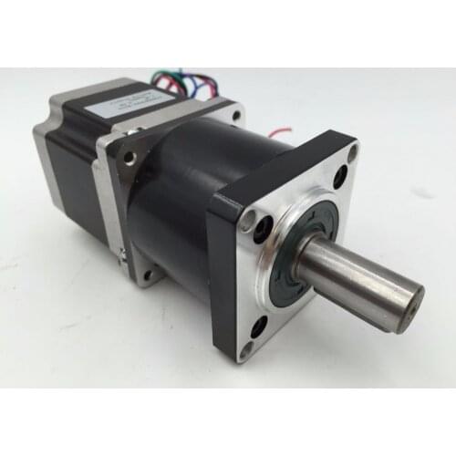 Ratio 5:1 Planetary Gear NEMA 23 Stepper Motor with Gearbox Reducer Motor L76mm 3A 1.8Nm for CNC Engraving Milling