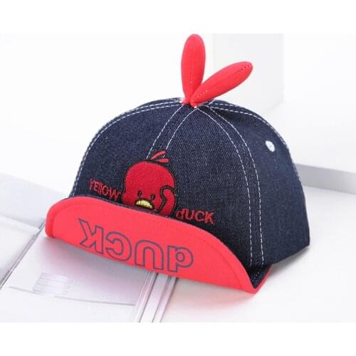 6M 12M 18M Baby Hat Caps Fall Boys Girls Unisex Duck Tongue Cap Cool Base Baby Kids Envelope 44-48cm Adjustable Wholesale