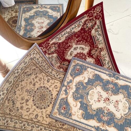 Retro table mats classical home photo props Persian carpets living room bedroom carpets soft all-match cushion