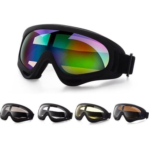Sport Outdoor Safety Glasses Skiing Goggle Protective Motorcycle Riding Protection Glasses Dust-Proof Anti-UV Windproof Tactical