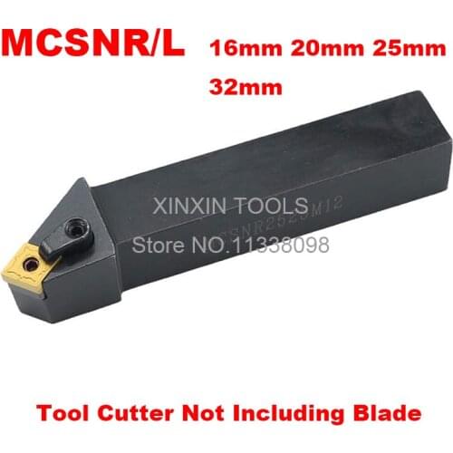Angle 45 MCSNR1616H12 MCSNR2020K12 MCSNR2525M12 MCSNR3232P12 MCSNR3232P16/19 MCSCL1616H12 MCSNL Right/Left CNC Turning tools