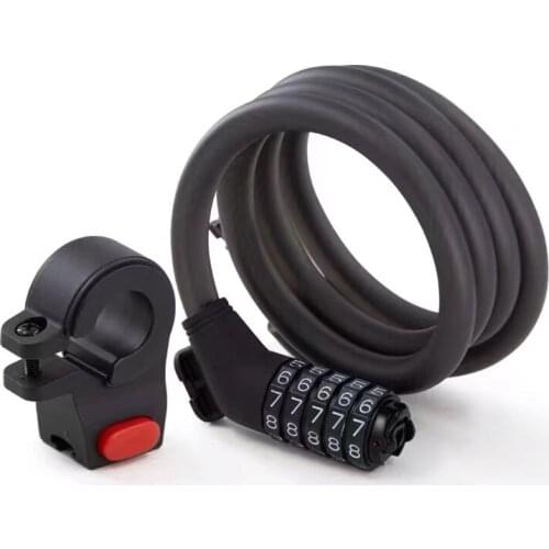 Universal Code Lock Steel Wire Portable Anti Theft Lock for Ninebot Electric Scooter